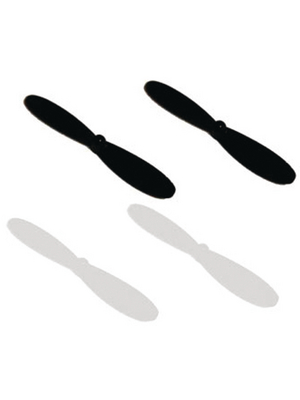  - H107-A02 - Propeller for Hubsan X4, black/white, H107-A02