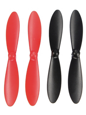  - H107-A35 - Propeller for Hubsan X4, red/black, H107-A35