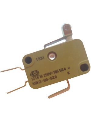 Saia - XGK2-88-S20 - Micro switch 10 A Roller lever N/A 1 change-over (CO), XGK2-88-S20, Saia