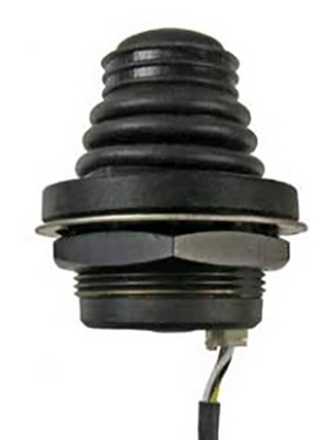 Apem - HS-6T24SA - Miniature joystick Wires leads with connector 50 mA  @ 12 VDC 25.02 x 39.2 mm 25.44 x 39.2 mm, HS-6T24SA, Apem