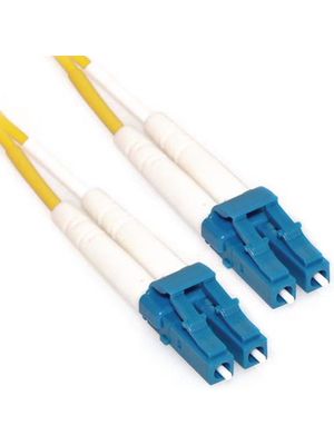 FibreFab - LCLC09DYE1 - FO cable 9/125um LC/LC 1.00 m yellow, LCLC09DYE1, FibreFab
