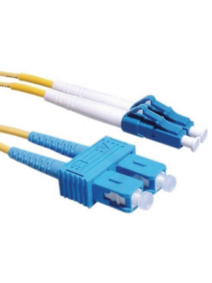 FibreFab - LCSC09DYE15 - FO cable 9/125um LC/SC 15.0 m yellow, LCSC09DYE15, FibreFab