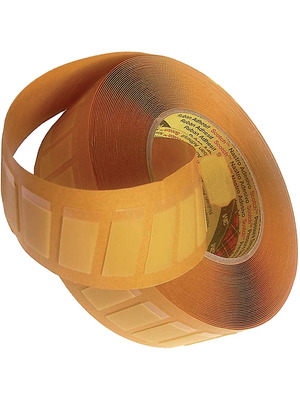 3M - 4656F - Double-sided adhesive tape yellow 25 mmx12 mm PU=Reel of 1000 pieces, 4656F, 3M