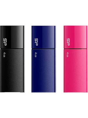 Silicon Power - SP012GBUF2U05VCM - USB Stick Ultima U05 (3-piece set) 4 GB black / blue / pink, SP012GBUF2U05VCM, Silicon Power