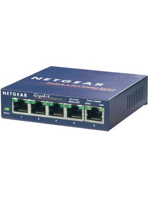 Netgear - GS105GE - Switch 5x 10/100/1000, Desktop, GS105GE, Netgear