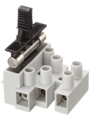 Adels Contact - 1003 SI/ 1 DS - Fused terminal block 0.5...4 mm2 1Pgrey/black, 1003 SI/ 1 DS, Adels Contact