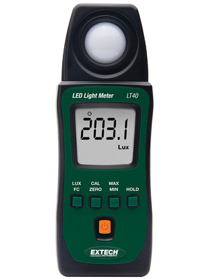 Extech Instruments - LT40 - Luxmeter 0...400000 Lux, LT40, Extech Instruments