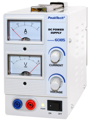 PeakTech - PeakTech 6085 - Laboratory Power Supply 1 Ch. 15 VDC 2.5 A, PeakTech 6085, PeakTech