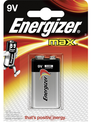 Energizer - ENR MAX 522 BP 1 - Primary battery 9 V 6LR61/9V, ENR MAX 522 BP 1, Energizer