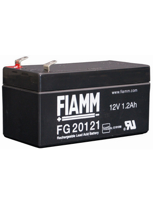Fiamm - FG20121 - Lead-acid battery 12 V 1.2 Ah, FG20121, Fiamm
