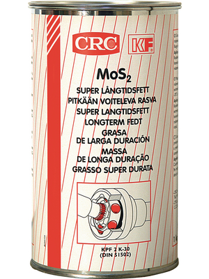 CRC - MOS2 SUPERLANGZEITFETT1 KG, NO - Black high-pressure grease Can 1 kg, MOS2 SUPERLANGZEITFETT1 KG, NO, CRC