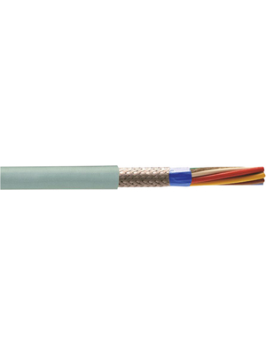 Alpha Wire - 78302 SL005 - Control cable 2 x 0.09 mm2 shielded Stranded tin-plated copper wire grey, 78302 SL005, Alpha Wire