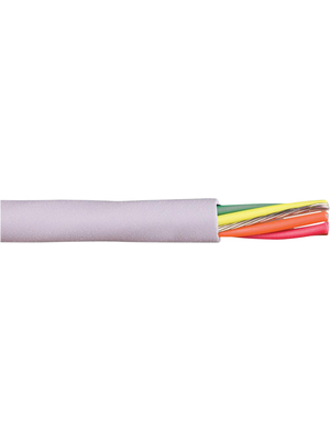 Alpha Wire - 78006 SL005 - Control cable 6 x 0.09 mm2 unshielded Stranded tin-plated copper wire grey, 78006 SL005, Alpha Wire