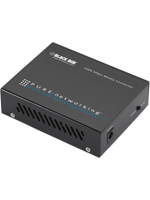 Black Box - LGC200A-EU - Gigabit PoE Media Converter, 1x RJ-45 / 1x SFP, LGC200A-EU, Black Box