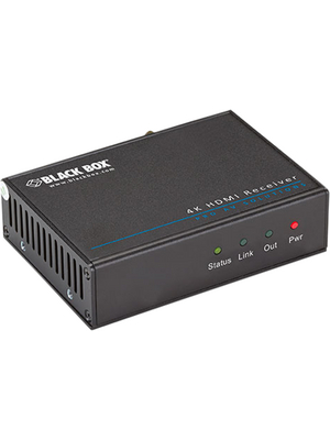 Black Box - AVS-HDB-RX - 4K HDMI Receiver, 70 m, 4K / HDMI / IR / RS232, AVS-HDB-RX, Black Box