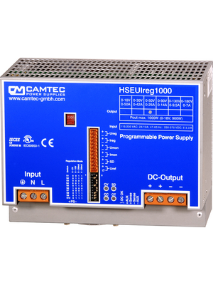 Camtec - HSEiureg10001.18T - Laboratory Power Supply 1 Ch. 18 VDC 50 A, Programmable, HSEiureg10001.18T, Camtec