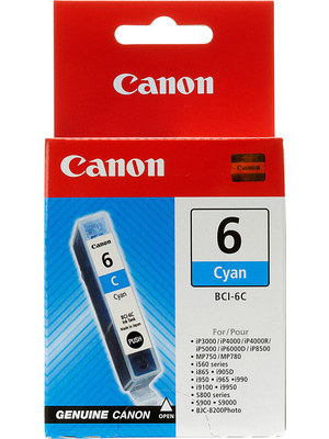 Canon Inc - 4706A002 - Ink BCI-6C Cyan, 4706A002, Canon Inc