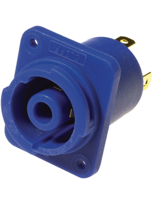 Cliff - FCR2068 - Panel-mount female receptacle 4Pblue, FCR2068, Cliff