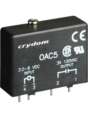Crydom - OAC5A - Solid state relay single phase 2.75...8 VDC, OAC5A, Crydom