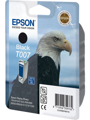 Epson - C13T00740110 - Ink T007 black, C13T00740110, Epson