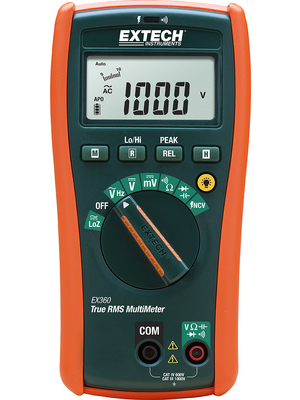 Extech Instruments - EX360 - Multimeter digital TRMS 6000 digits 1000 VAC 1000 VDC, EX360, Extech Instruments