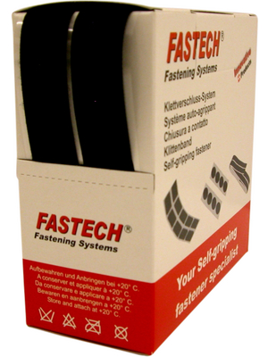 Fastech - B20-SKL999905 - Self-adhesive hook-and-loop fasteners black 5.0 m x20 mm, B20-SKL999905, Fastech