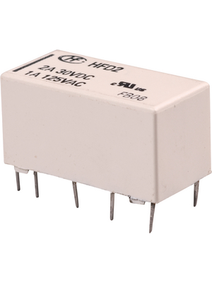 Hongfa - HFD2/012-S-L2-D - Signal relay 150 mW PCB, HFD2/012-S-L2-D, Hongfa