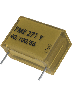 KEMET - PME271Y410MR19T0 - Y capacitor 1.0 nF 250 VAC, PME271Y410MR19T0, KEMET