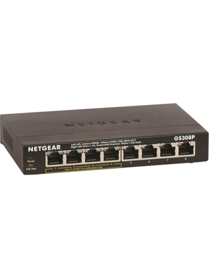 Netgear - GS308P-100PES - 8,8x 10/100/1000, GS308P-100PES, Netgear