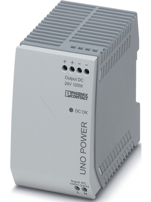 Phoenix Contact - UNO-PS/1AC/12DC/100W - Switched-mode power supply / 8.3 A, UNO-PS/1AC/12DC/100W, Phoenix Contact