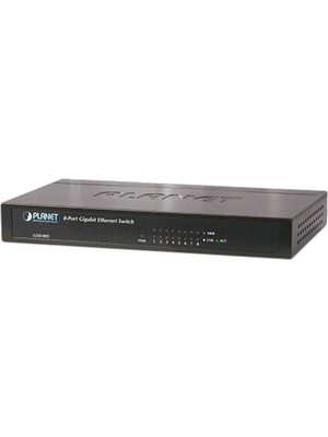 Planet - GSD-805 - Network Switch 8x 10/100/1000 Desktop, GSD-805, Planet