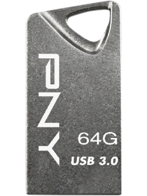PNY - FDI64GT330-EF - USB Stick T3 Attach 64 GB grey, FDI64GT330-EF, PNY