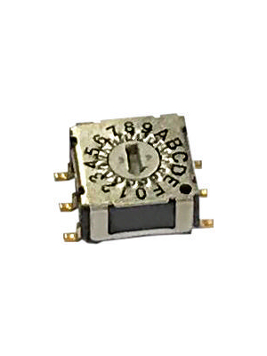 RND Components - RND 210-00138 - Rotary DIP switch HEX 3+3, RND 210-00138, RND Components