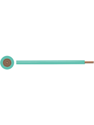 RND Cable - RND 475-00178 - Stranded wire, 0.50 mm2, green Copper LSZH, RND 475-00178, RND Cable