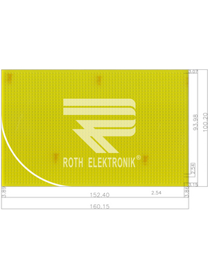 Roth Elektronik - RE2011-LF - Prototyping board FR4 epoxy resin, RE2011-LF, Roth Elektronik