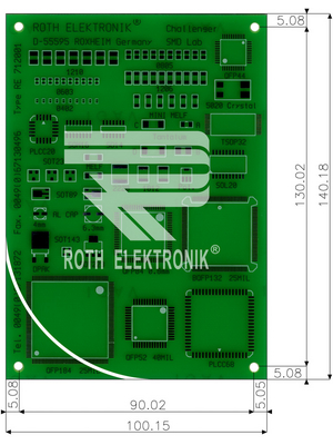 Roth Elektronik - RE712001-LF - Prototyping board FR4 epoxy heat tin-plated, RE712001-LF, Roth Elektronik