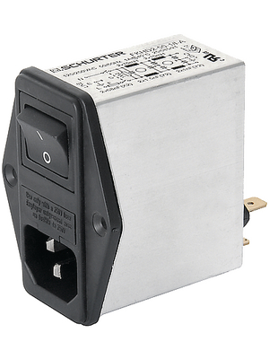 Schurter - 4304.5024 - Power inlet with filter 6 A 250 VAC, 4304.5024, Schurter