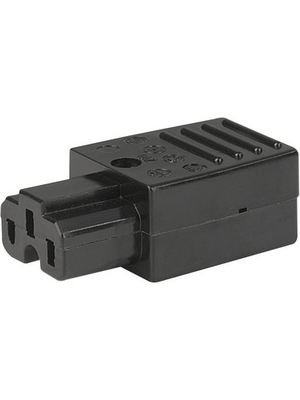 Schurter - 4310.0003 - IEC Cable Connector, N/A, black, 4310.0003, Schurter