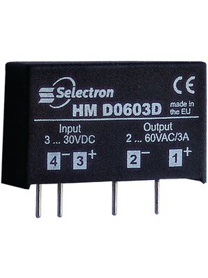 Selectron - HM D0603D - Solid state relay single phase 3...30 VDC, HM D0603D, Selectron