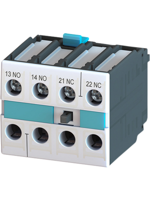 Siemens - 3RH1921-1LA11 - Auxilary Switch Block 1 break contact (NC) / 1 make contact (NO) 250 V, 3RH1921-1LA11, Siemens