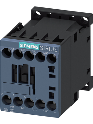 Siemens - 3RT2016-1AF01 - Contactor, 110 VAC  50/60 Hz, 3 NO, 1 make contact (NO), Screw Terminal, 3RT2016-1AF01, Siemens