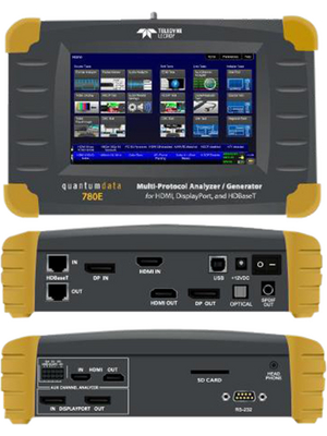 Teledyne LeCroy - 780E - Quantum Data 780E Handheld Multimedia Tester 24.76 x 6.98, 780E, Teledyne LeCroy