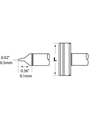 Metcal - CFV-BL100 - Blade tip 10.0 mm 390 C, CFV-BL100, Metcal