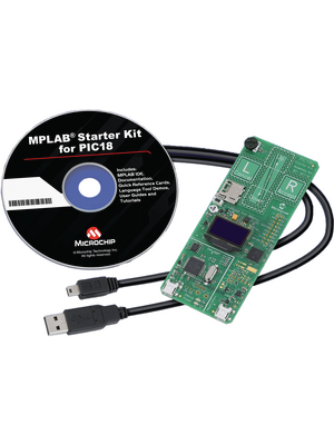 Microchip - DM180021 - MPLAB Starter Kit for PIC18F PC hosted mode, DM180021, Microchip