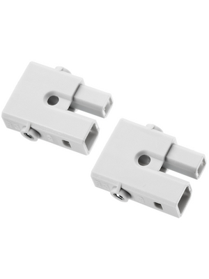Adels Contact - AC 162 STS/ 2 LED GREY - Hermaphroditic connector 2P, AC 162 STS/ 2 LED GREY, Adels Contact