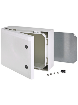 Fibox - ARCA 304015 - Cabinet ARCA light grey, RAL 7035 400 x 150 mm Polycarbonate, ARCA 304015, Fibox