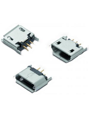 Wrth Elektronik - 614105150721 - Socket micro-USB B 5P THT, 614105150721, Wrth Elektronik