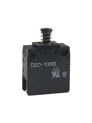 Omron Electronic Components - D2D-1000 BY OMZ - Door interlock switch 16 A Plunger N/A 1 make contact + 1 break contact, D2D-1000 BY OMZ, Omron Electronic Components