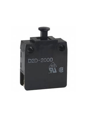 Omron Electronic Components - D2D-2000 BY OMZ - Door interlock switch 16 A Plunger N/A 1 make contact + 1 break contact, D2D-2000 BY OMZ, Omron Electronic Components