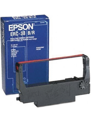 Epson - C43S015376 - Colour ribbon Nylon black/red, C43S015376, Epson